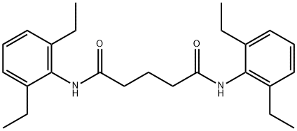 N~1~,N~5~-bis(2,6-diethylphenyl)pentanediamide Struktur