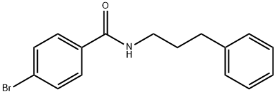 4-bromo-N-(3-phenylpropyl)benzamide Struktur