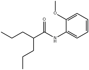 N-(2-methoxyphenyl)-2-propylpentanamide Struktur