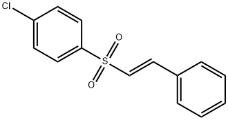 4-chlorophenyl 2-phenylvinyl sulfone Struktur