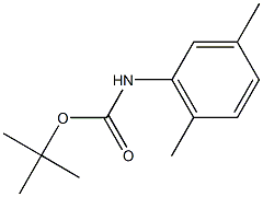 tert-butyl 2,5-dimethylphenylcarbamate Struktur