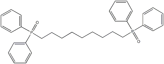 [9-(diphenylphosphoryl)nonyl](diphenyl)phosphine oxide Struktur