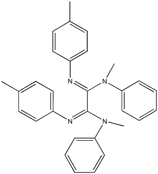 N~1~,N~2~-dimethyl-N'~1~,N'~2~-bis(4-methylphenyl)-N~1~,N~2~-diphenylethanediimidamide Struktur