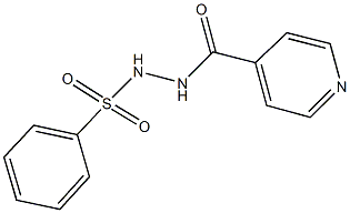 N'-isonicotinoylbenzenesulfonohydrazide Struktur