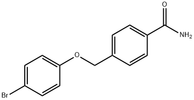 4-[(4-bromophenoxy)methyl]benzamide Struktur