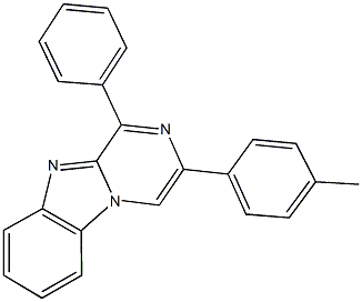 3-(4-methylphenyl)-1-phenylpyrazino[1,2-a]benzimidazole Struktur