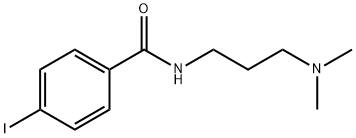 N-[3-(dimethylamino)propyl]-4-iodobenzamide Struktur