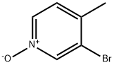 3-bromo-4-methylpyridine-N-oxide Struktur