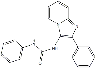 N-phenyl-N'-(2-phenylimidazo[1,2-a]pyridin-3-yl)urea Struktur