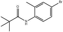 N-(4-bromo-2-methylphenyl)-2,2-dimethylpropanamide Struktur