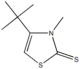 4-tert-butyl-3-methyl-1,3-thiazole-2(3H)-thione Struktur