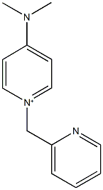 4-(dimethylamino)-1-(2-pyridinylmethyl)pyridinium Struktur