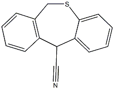 6,11-dihydrodibenzo[b,e]thiepine-11-carbonitrile Struktur