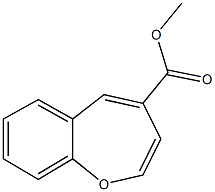 methyl 1-benzoxepine-4-carboxylate Struktur