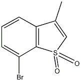 7-bromo-3-methyl-1-benzothiophene 1,1-dioxide Struktur