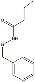 N'-benzylidenebutanohydrazide Struktur