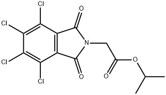 isopropyl (4,5,6,7-tetrachloro-1,3-dioxo-1,3-dihydro-2H-isoindol-2-yl)acetate Struktur