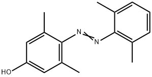 4-[(2,6-dimethylphenyl)diazenyl]-3,5-dimethylphenol Struktur