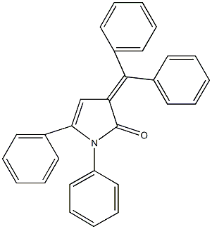 3-(diphenylmethylene)-1,5-diphenyl-1,3-dihydro-2H-pyrrol-2-one Struktur