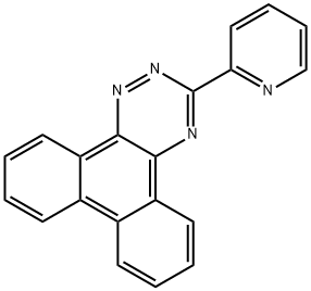 3-(2-pyridinyl)phenanthro[9,10-e][1,2,4]triazine Struktur