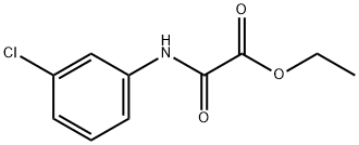 ethyl (3-chloroanilino)(oxo)acetate Struktur