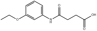 4-(3-ethoxyanilino)-4-oxobutanoic acid Struktur