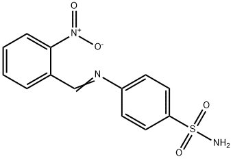 4-({2-nitrobenzylidene}amino)benzenesulfonamide Struktur