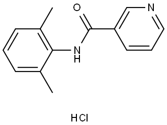 N-(2,6-dimethylphenyl)nicotinamide Struktur