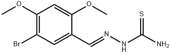 5-bromo-2,4-dimethoxybenzaldehyde thiosemicarbazone Struktur