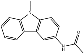 N-(9-methyl-9H-carbazol-3-yl)acetamide Struktur