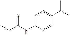 N-(4-isopropylphenyl)propanamide Struktur