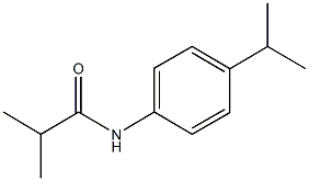 N-(4-isopropylphenyl)-2-methylpropanamide Struktur