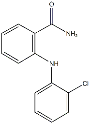 2-(2-chloroanilino)benzamide Struktur