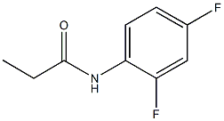 N-(2,4-difluorophenyl)propanamide Struktur