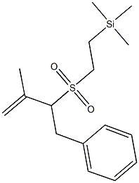 {2-[(1-benzyl-2-methyl-2-propenyl)sulfonyl]ethyl}(trimethyl)silane Struktur