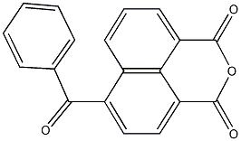 6-benzoyl-1H,3H-benzo[de]isochromene-1,3-dione Struktur