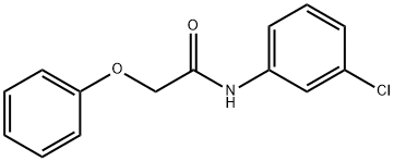 N-(3-chlorophenyl)-2-phenoxyacetamide Struktur