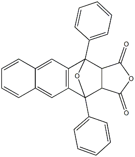 1,12-diphenyl-15,18-dioxapentacyclo[10.5.1.0~2,11~.0~4,9~.0~13,17~]octadeca-2(11),3,5,7,9-pentaene-14,16-dione Struktur