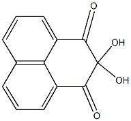 2,2-dihydroxy-1H-phenalene-1,3(2H)-dione Struktur