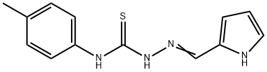 1H-pyrrole-2-carbaldehyde N-(4-methylphenyl)thiosemicarbazone Struktur