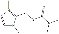 (1,3-dimethyl-1H-imidazol-3-ium-2-yl)methyl dimethylcarbamate Struktur