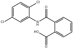 2-[(2,5-dichloroanilino)carbonyl]benzoic acid Struktur