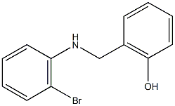 2-[(2-bromoanilino)methyl]phenol Struktur