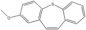 2-methoxydibenzo[b,f]thiepine Struktur