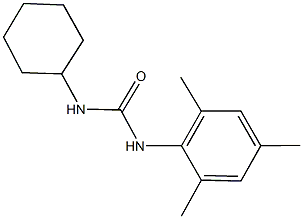 N-cyclohexyl-N'-mesitylurea Struktur