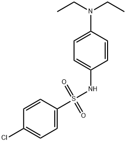 4-chloro-N-[4-(diethylamino)phenyl]benzenesulfonamide Struktur