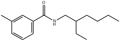 N-(2-ethylhexyl)-3-methylbenzamide Struktur