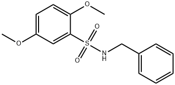 N-benzyl-2,5-dimethoxybenzenesulfonamide Struktur