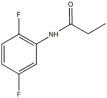 N-(2,5-difluorophenyl)propanamide Struktur