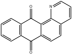 naphtho[2,3-h]quinoline-7,12-dione Struktur